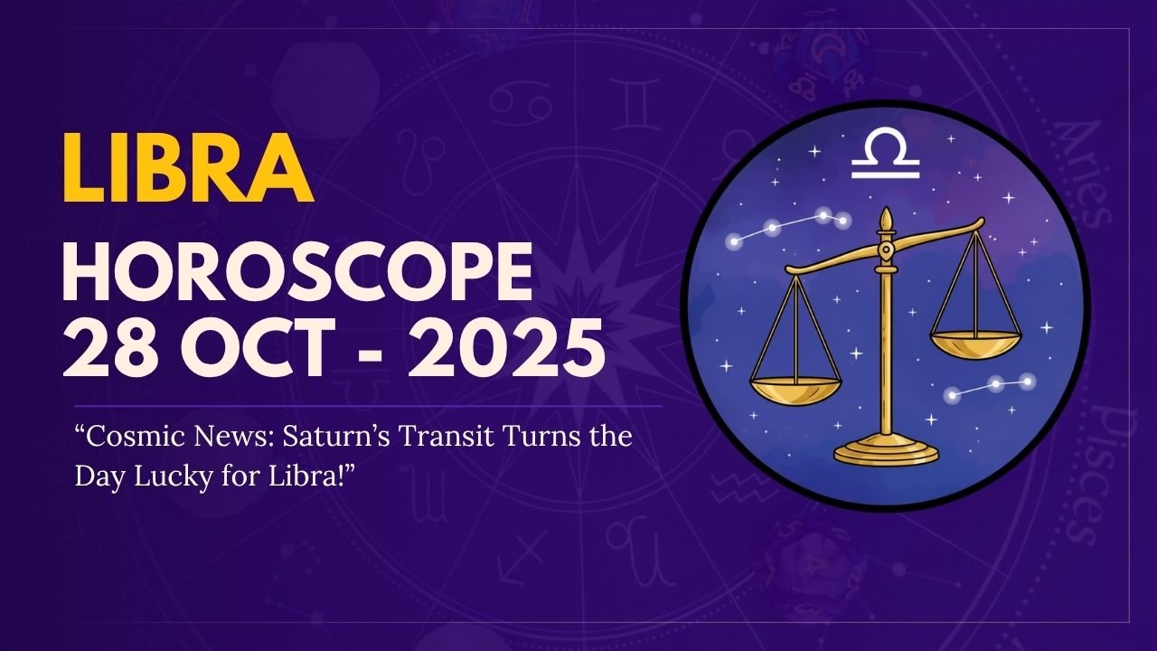 Libra Daily Horoscope Today — October 28, 2025- Love, Career, Health & Money