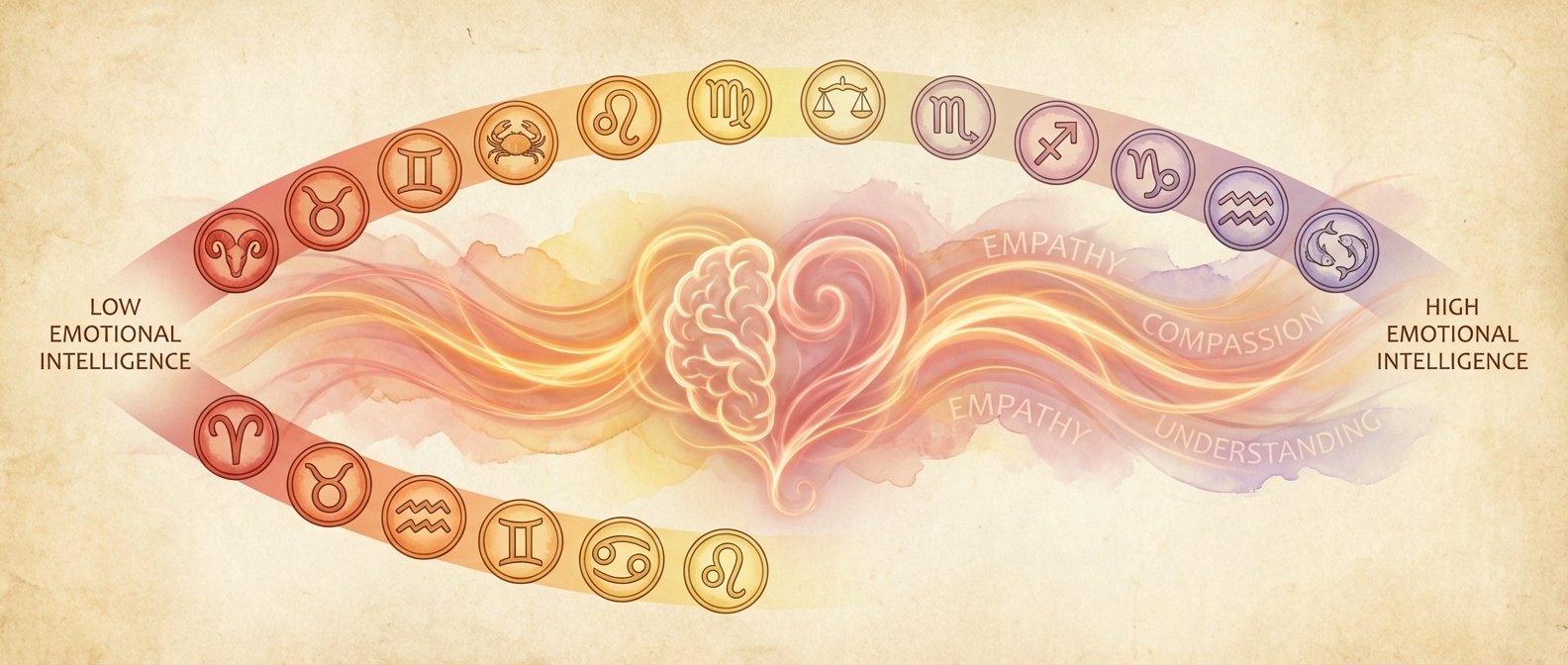 Zodiac signs ranked by emotional intelligence empathy guide