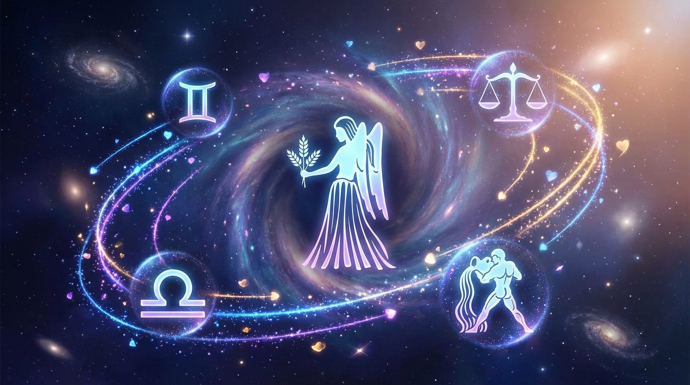 Virgo air signs love compatibility 2026 Gemini Libra Aquarius dating guide