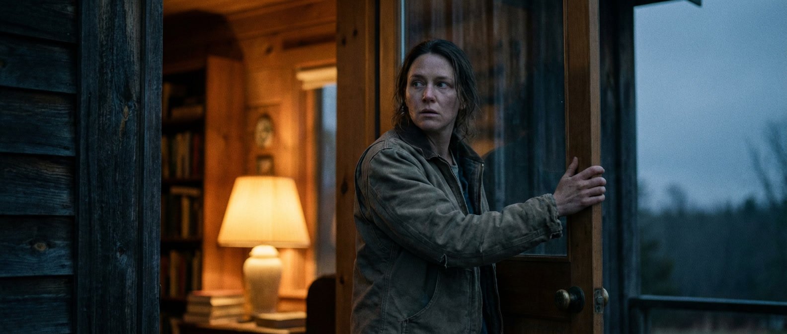 Mars in Cancer April 18 2026 how it affects you — person standing at home doorway at dusk looking outward with protective and emotionally charged expression